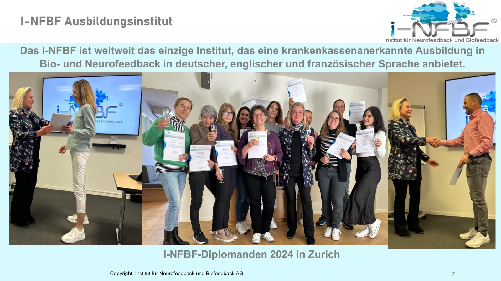 Diplomierte Absolventinnen und Absolventen des Instituts