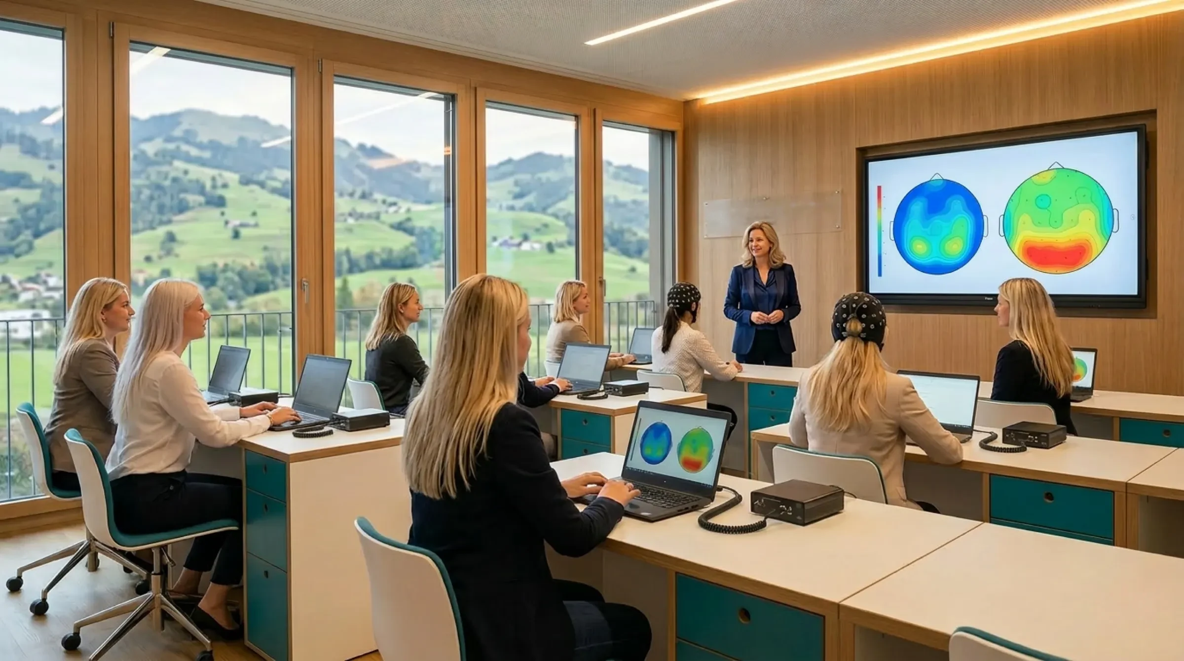 Unterricht im Bio-Neurofeedback-Lehrgang